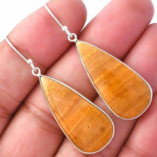 Natural Honey Aragonite Earrings E-1001 SDE79556