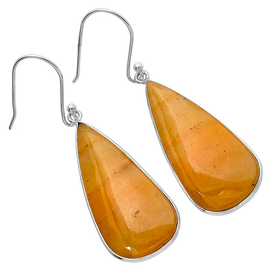 Natural Honey Aragonite Earrings E-1001 SDE79556