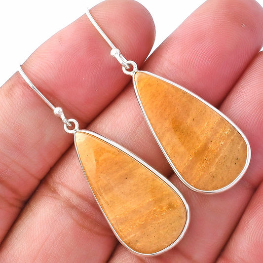 Natural Honey Aragonite Earrings E-1001 SDE79557