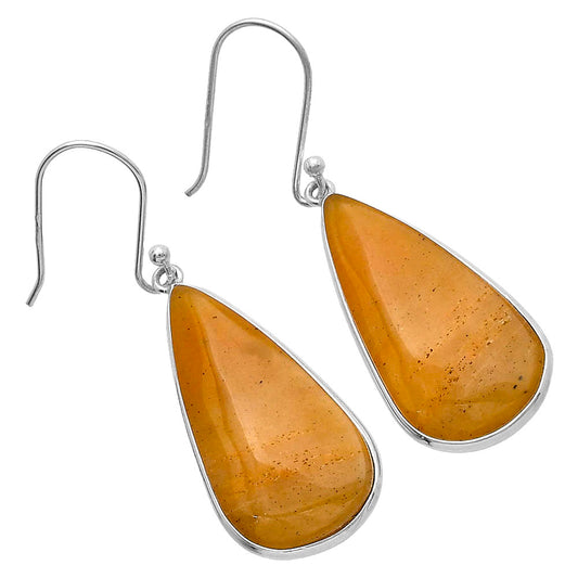 Natural Honey Aragonite Earrings E-1001 SDE79557