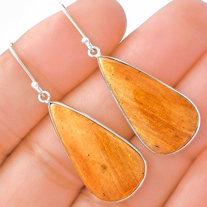 Natural Honey Aragonite Earrings E-1001 SDE79558