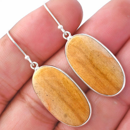 Natural Honey Aragonite Earrings E-1001 SDE79559