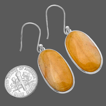 Natural Honey Aragonite Earrings E-1001 SDE79559