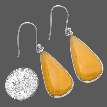 Natural Honey Aragonite Earrings E-1001 SDE79560
