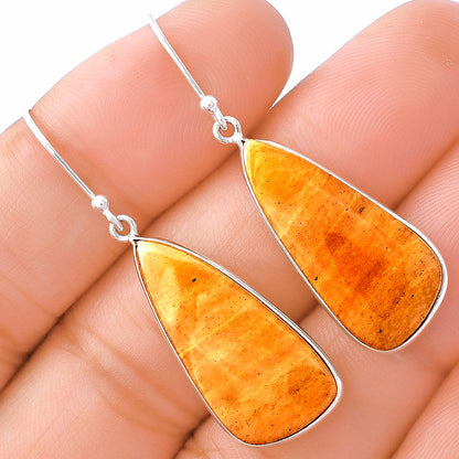Natural Honey Aragonite Earrings E-1001 SDE79563
