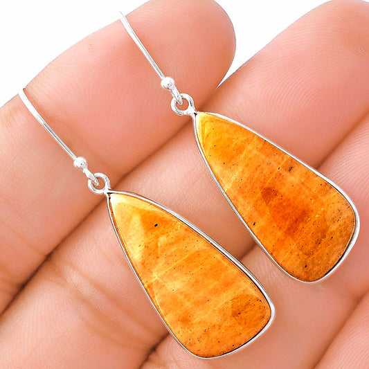 Natural Honey Aragonite Earrings E-1001 SDE79563