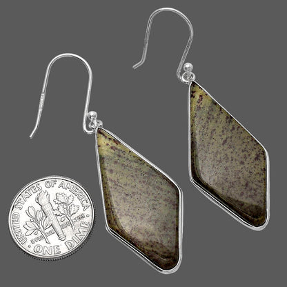 Natural Australian Imperial Jasper Earrings E-1001 SDE79604