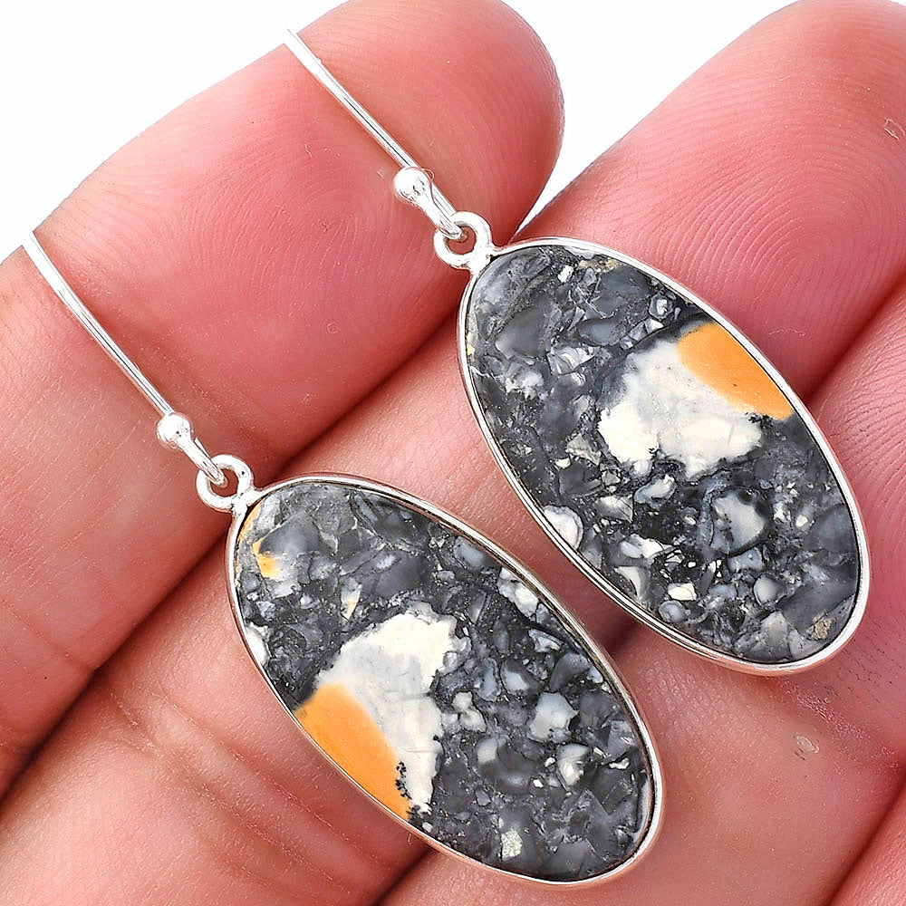 Natural Maligano Jasper - Indonesia Earrings E-1001 SDE79701