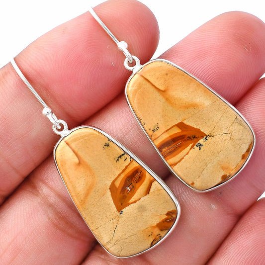 Natural Picture Jasper Earrings E-1001 SDE79905