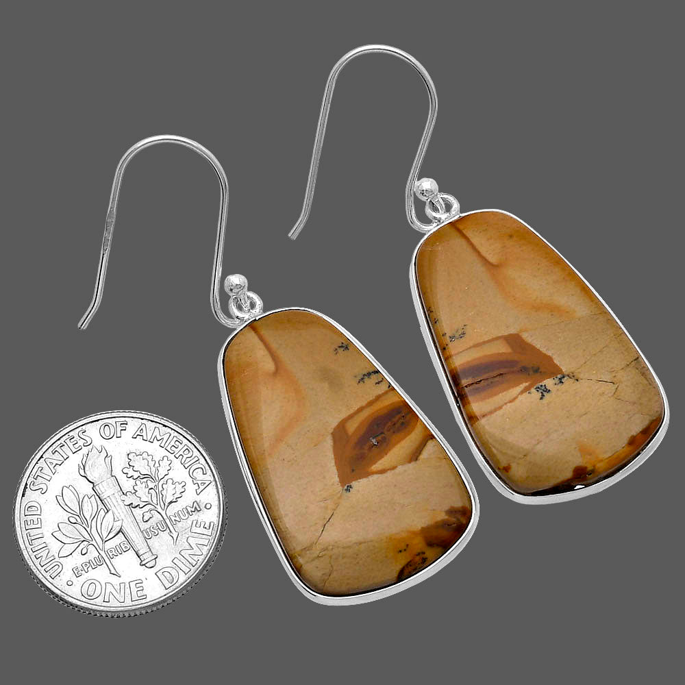 Natural Picture Jasper Earrings E-1001 SDE79905