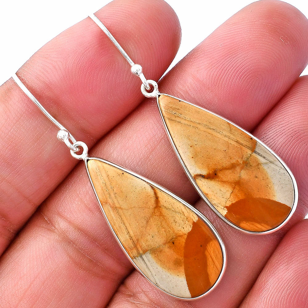 Natural Picture Jasper Earrings E-1001 SDE79980