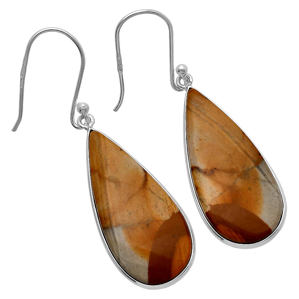 Natural Picture Jasper Earrings E-1001 SDE79980