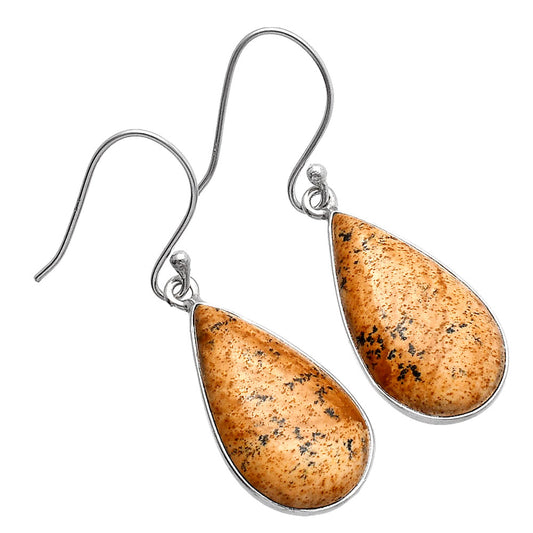 Natural Picture Jasper Earrings E-1001 SDE80069
