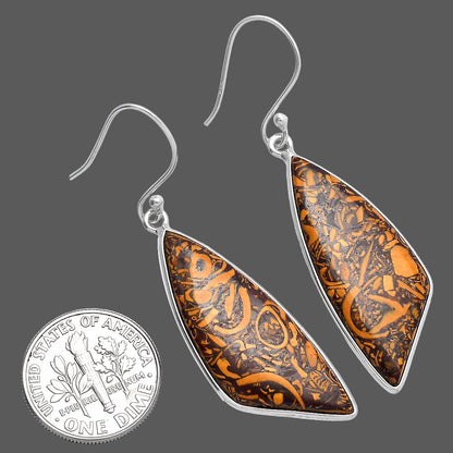Coquina Fossil Jasper - India Earrings E-1001 SDE80152