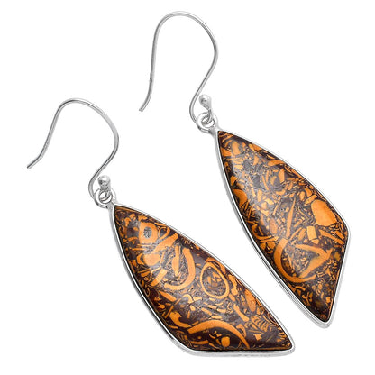 Coquina Fossil Jasper - India Earrings E-1001 SDE80152