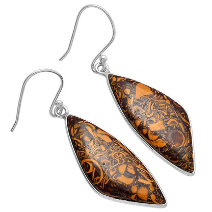 Coquina Fossil Jasper - India Earrings E-1001 SDE80171