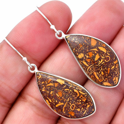 Coquina Fossil Jasper - India Earrings E-1001 SDE80172