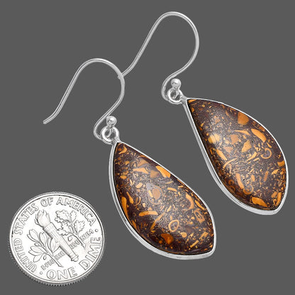 Coquina Fossil Jasper - India Earrings E-1001 SDE80172