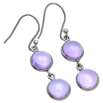 Natural Amethyst Cab - Brazil Earrings E-1006 SDE80281