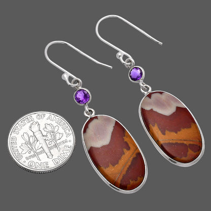 Natural Noreena Jasper & Amethyst Earrings E-1002 SDE81560