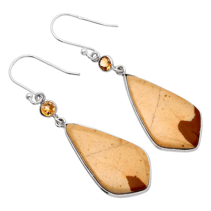 Natural Maligano Jasper & Citrine Earrings E-1002 SDE81582