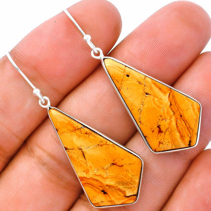 Natural Picture Jasper Earrings E-1001 SDE81771