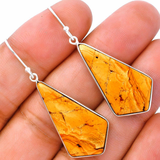 Natural Picture Jasper Earrings E-1001 SDE81771