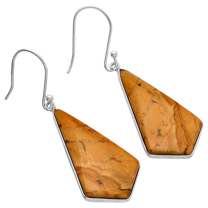 Natural Picture Jasper Earrings E-1001 SDE81771