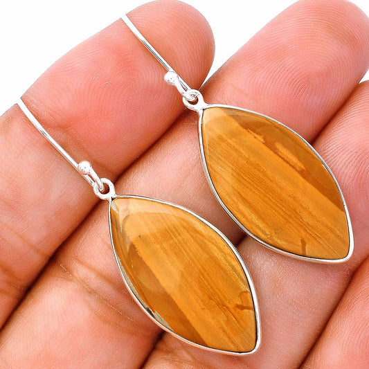 Natural Picture Jasper Earrings E-1001 SDE81775