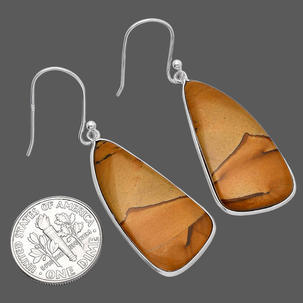 Natural Picture Jasper Earrings E-1001 SDE81777