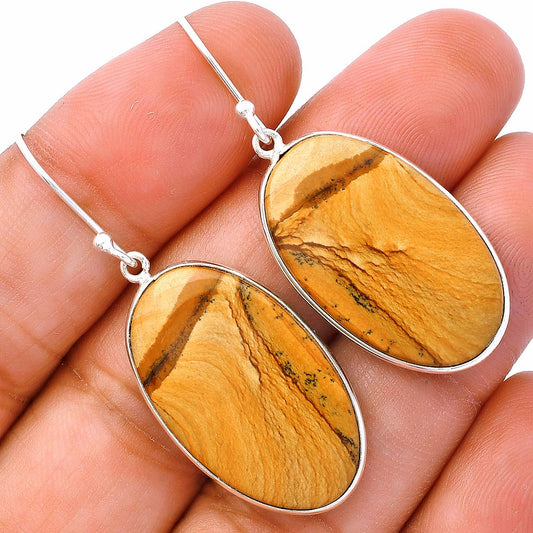 Natural Picture Jasper Earrings E-1001 SDE81779