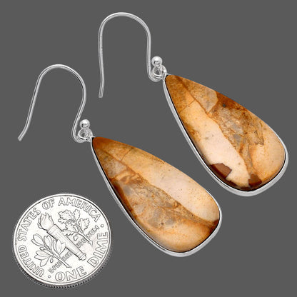 Natural Picture Jasper Earrings E-1001 SDE81780