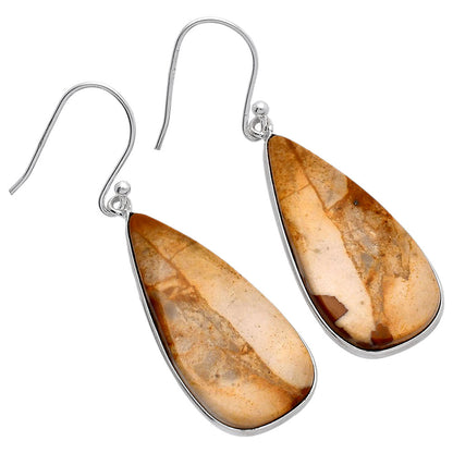 Natural Picture Jasper Earrings E-1001 SDE81780