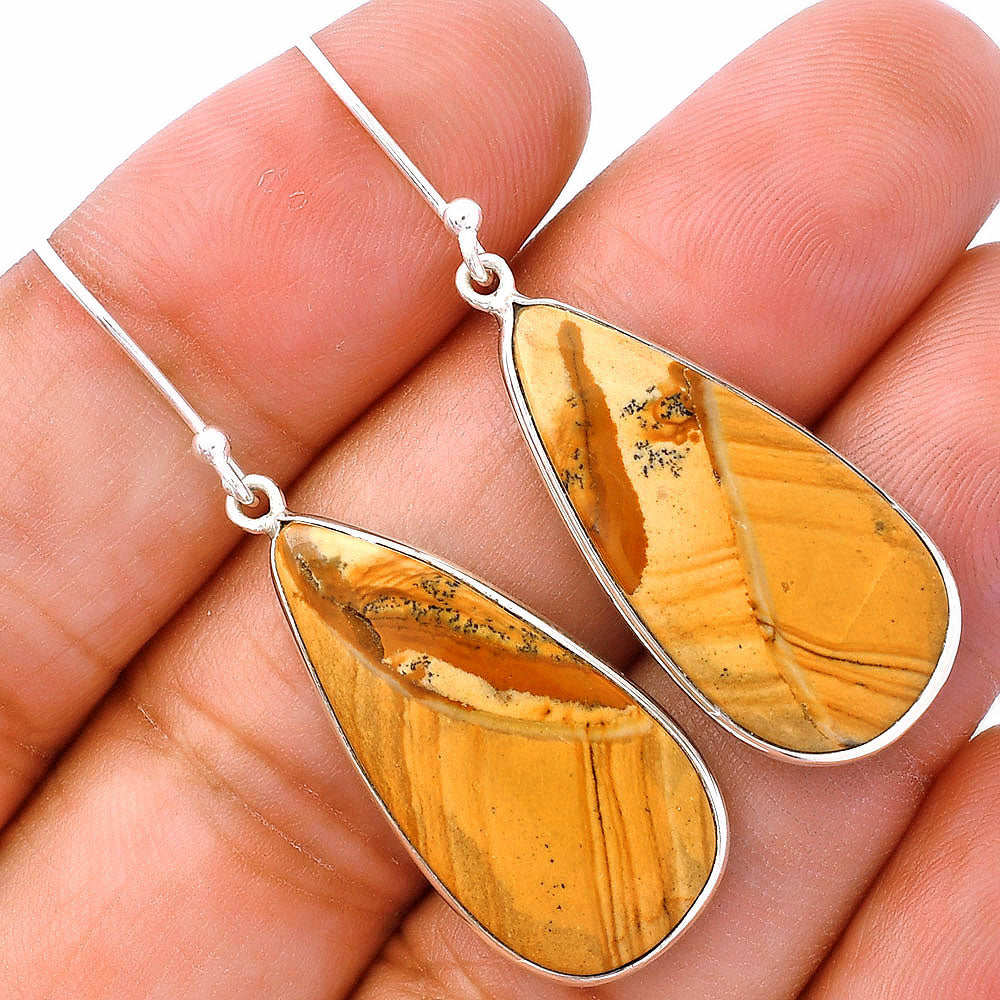 Natural Picture Jasper Earrings E-1001 SDE81782
