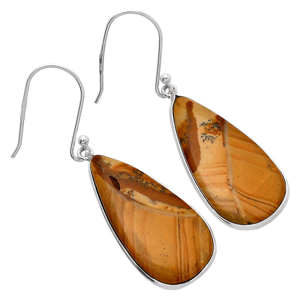 Natural Picture Jasper Earrings E-1001 SDE81782
