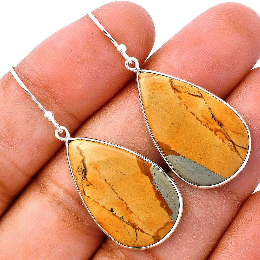 Natural Picture Jasper Earrings E-1001 SDE81784