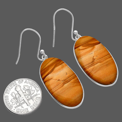 Natural Picture Jasper Earrings E-1001 SDE81786