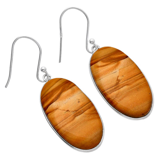 Natural Picture Jasper Earrings E-1001 SDE81786