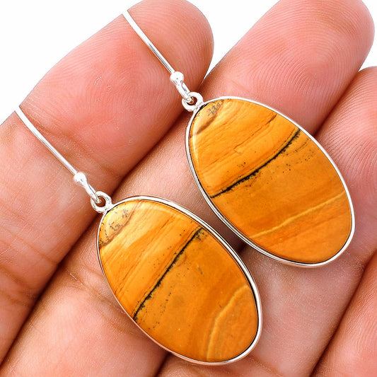 Natural Picture Jasper Earrings E-1001 SDE81787