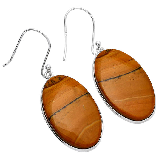 Natural Picture Jasper Earrings E-1001 SDE81787