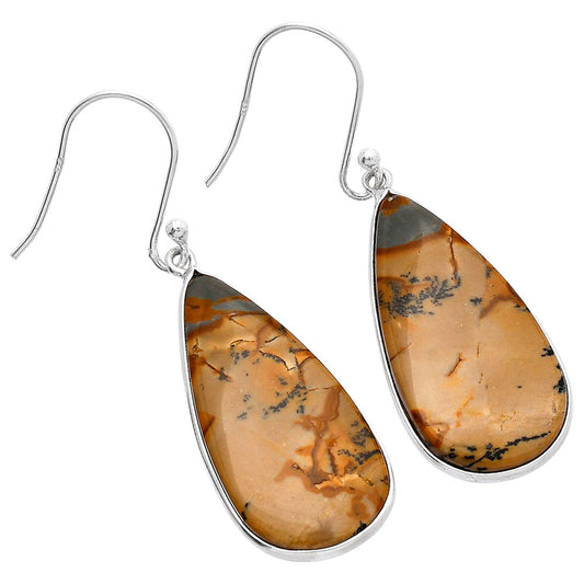 Natural Picture Jasper Earrings E-1001 SDE81793