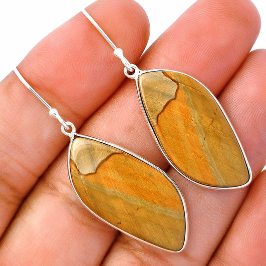 Natural Picture Jasper Earrings E-1001 SDE81799