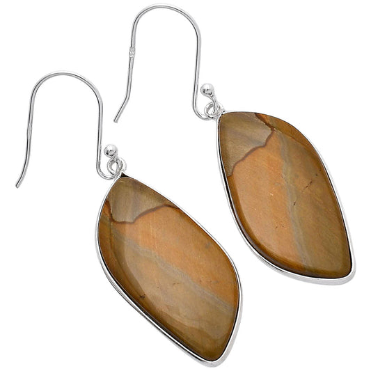 Natural Picture Jasper Earrings E-1001 SDE81799