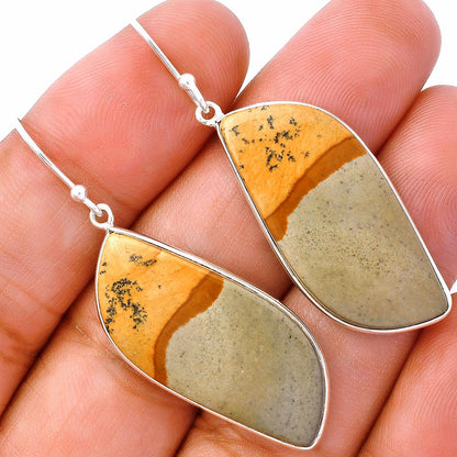 Natural Picture Jasper Earrings E-1001 SDE81810