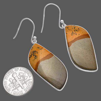 Natural Picture Jasper Earrings E-1001 SDE81810