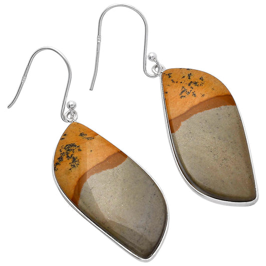 Natural Picture Jasper Earrings E-1001 SDE81810