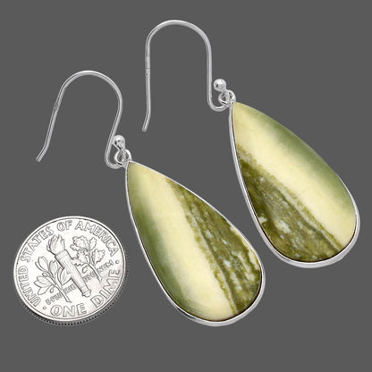 Natural Serpentine Earrings E-1001 SDE81818