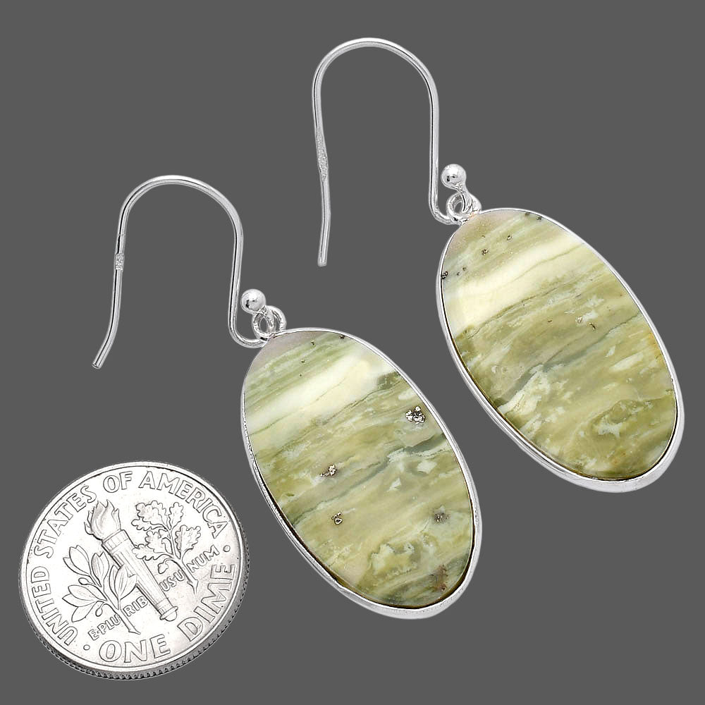 Natural Serpentine Earrings E-1001 SDE81827