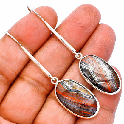 Natural Iron Tiger Eye Earrings E-1076 SDE81882