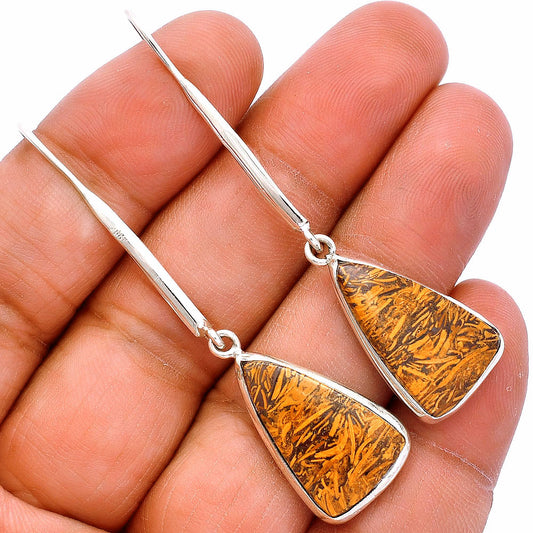 Coquina Fossil Jasper - India Earrings E-1076 SDE81890